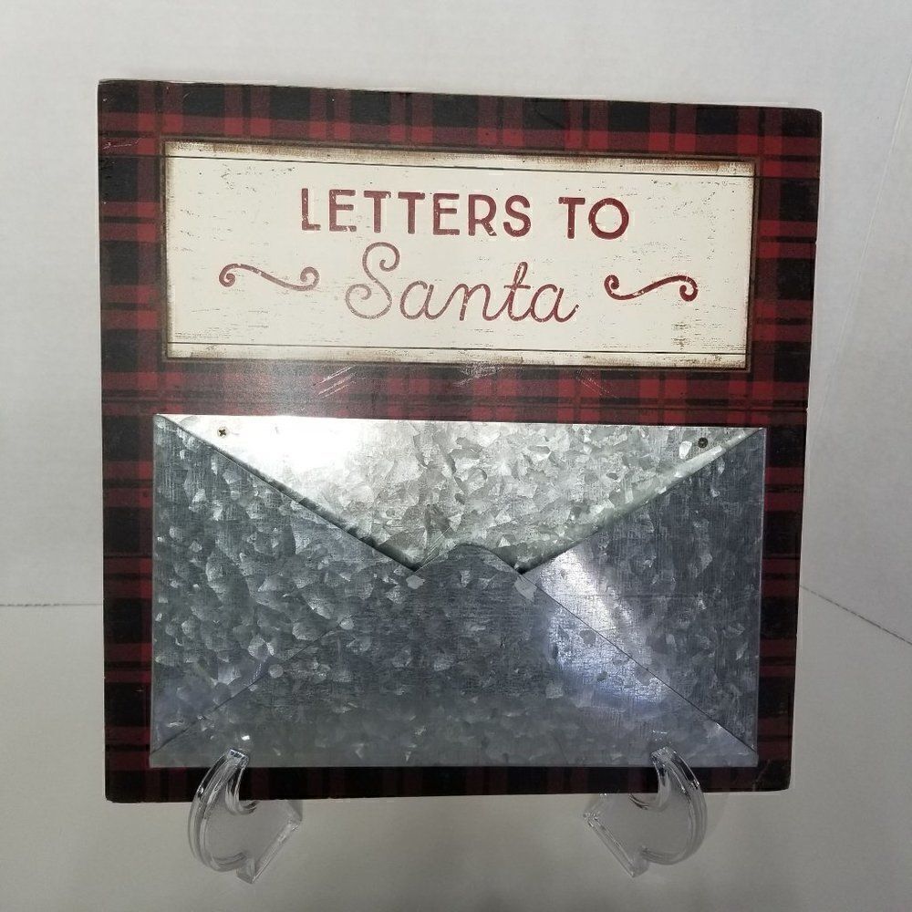 Three Girls & A Wish Letters To Santa Frame with Wall Pocket